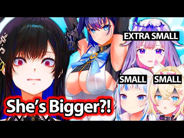 Nerissa Compared HoloEN Booba Size and Broke Chat 【Hololive EN】