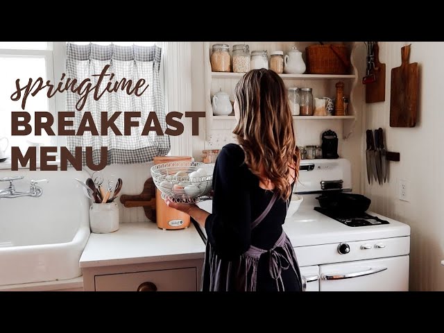 Simple scratch made breakfast ideas