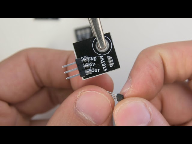 How to assemble a split-flap sensor module