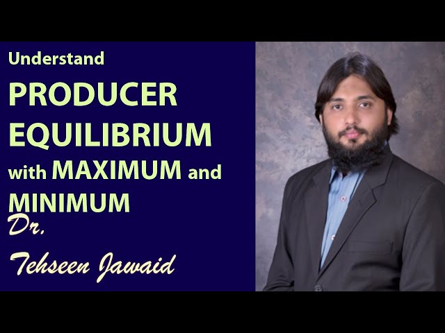 Mircoeconomics  # 38 | Producer Equilibrium with Maximum and Minimum | TJ Academy