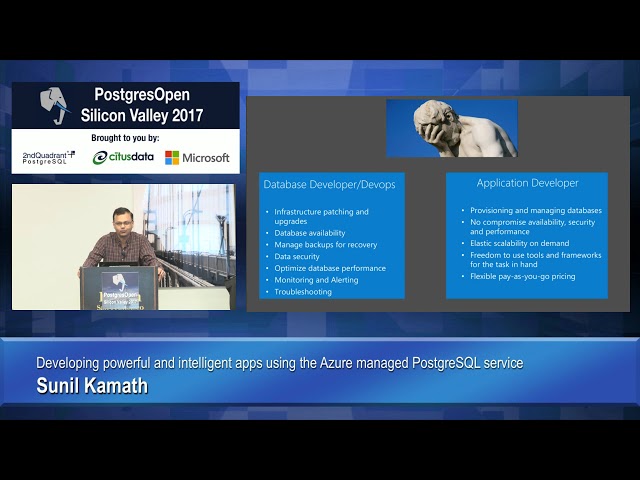 Developing powerful and intelligent apps using the Azure managed PostgreSQL service