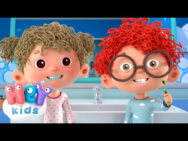 Brush your teeth! 🪥 | Song about good habits for Kids | HeyKids Nursery Rhymes