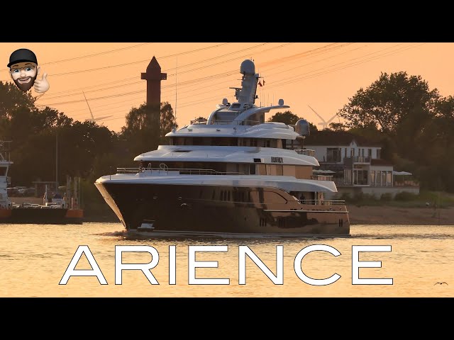 Yacht ARIENCE arrived for service at Abeking and Rasmussen shipyard