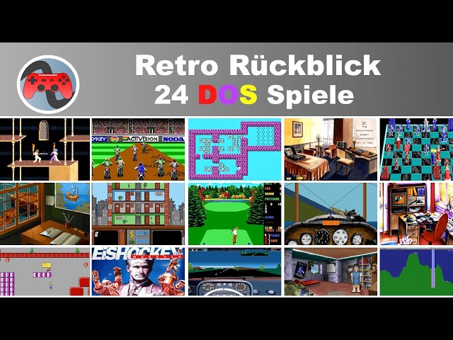 Retro Rückblick - 24 MS DOS Spiele aus meiner Kindheit