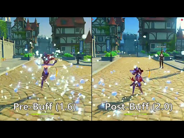 Mona's Dash Before & After Buffs (1.6 vs 2.0)