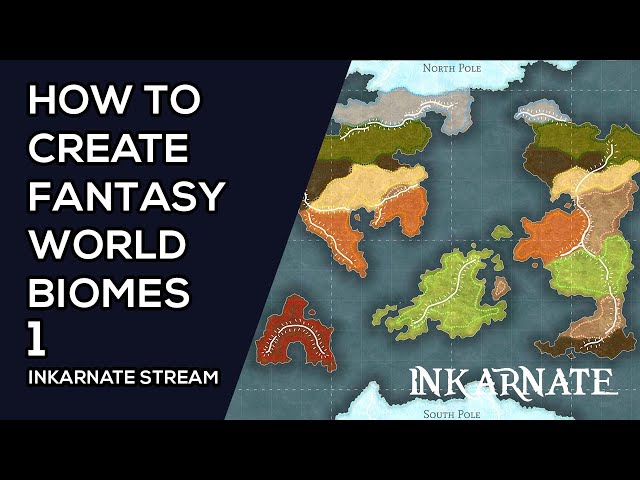 How to Create Fantasy World Biomes 1 | Inkarnate Stream