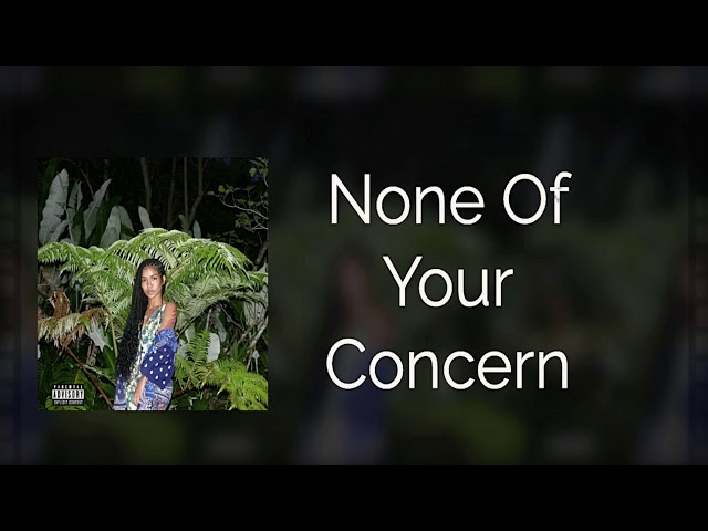 Jhené Aiko - None Of Your Concern [INSTRUMENTAL]