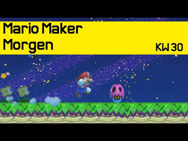 KW 30 | Versagen ist erst der Anfang! | Mario Maker Morgen