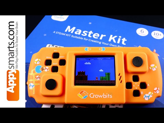 Trying to Play Mario Game on a DIY Mini Console - Crowbits Master Kit Kickstarter Project