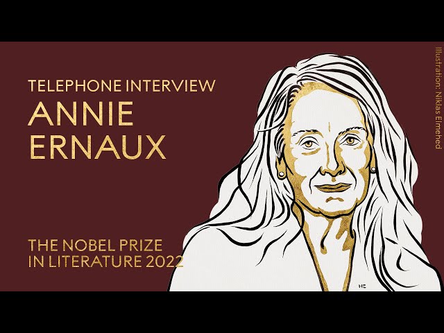 First reactions | Annie Ernaux, Nobel Prize in Literature 2022 | Telephone interview