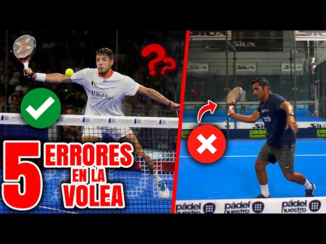 ❌ 5 COMMON MISTAKES❌ When VOLLEYING in PADEL