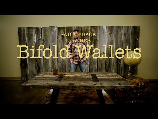 Leather Bifold Wallets - Three Sizes Explained from Saddleback Leather