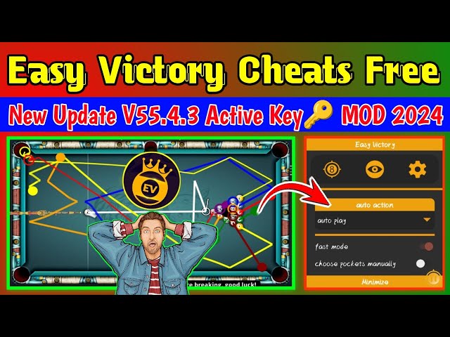 (✨TUTORIAL✨) Easy Victory AutoPlay Cheat 8BallPool Hack "FREE" Permanent || New Update 100% Working