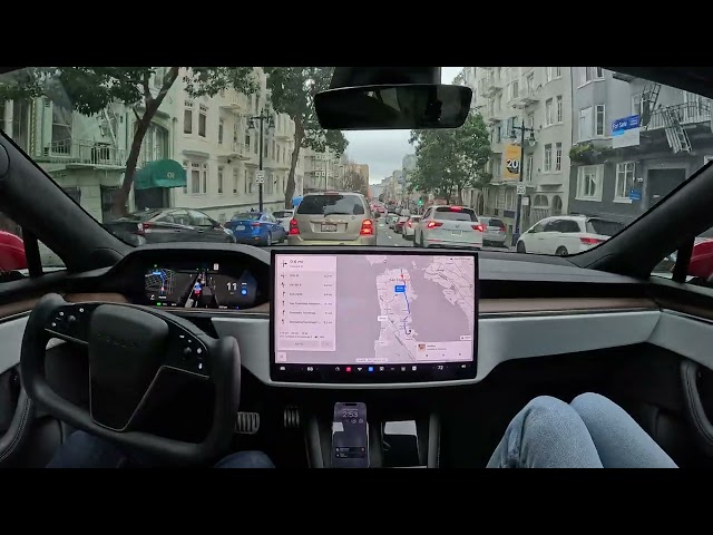 Tesla Full Self-Driving Beta 12.1.2 Drives from Fisherman's Wharf to SFO with 0 Interventions