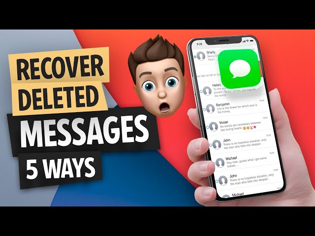 How to Recover Deleted Text Messages on iPhone (5 Ways)