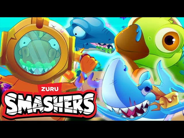 Sea Treasure Hunt (Smashers Earth Day Special)  Dinosaur Cartoon For Kids 🦖 Dino CHALLENGE 💥  NEW