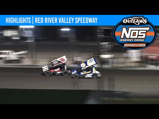 World of Outlaws NOS Energy Drink Sprint Cars Red River Valley Speedway August 27, 2022 | HIGHLIGHTS