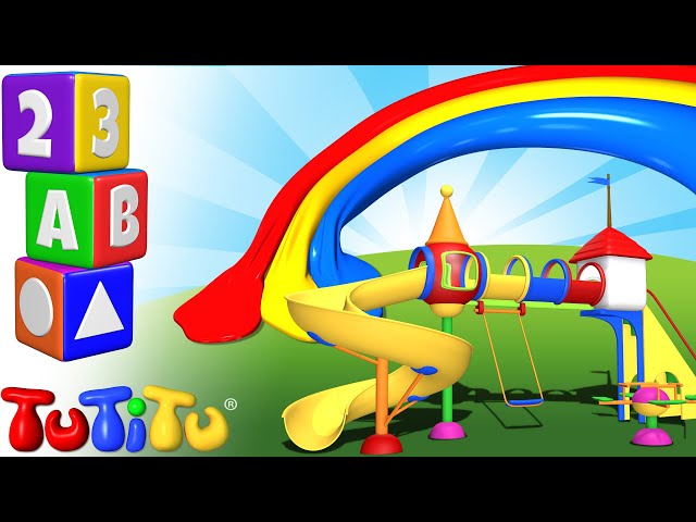 💛🧡💚Fun Toddler Colors Learning with TuTiTu Playground toy💚💜💙  TuTiTu Preschool and songs🎵