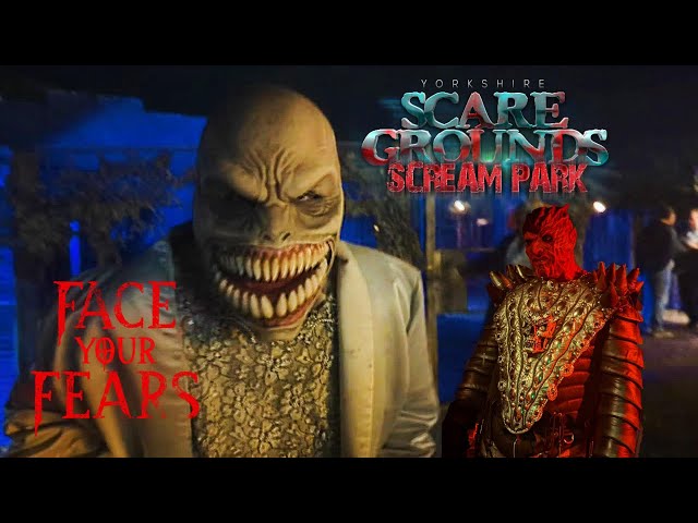 SCARE GROUNDS SCREAM PARK YORKSHIRE | VLOG | AXL AND SEAN