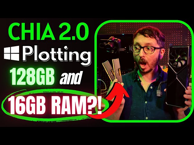 Chia GPU Plotting Windows Guide for 16GB RAM and 128GB RAM