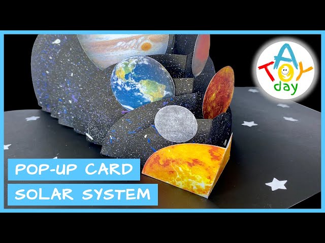DIY Pop-Up PLANETS card | How to make Pop-Up Planets CARD | Planets Order Craft | 8 Planets for kid