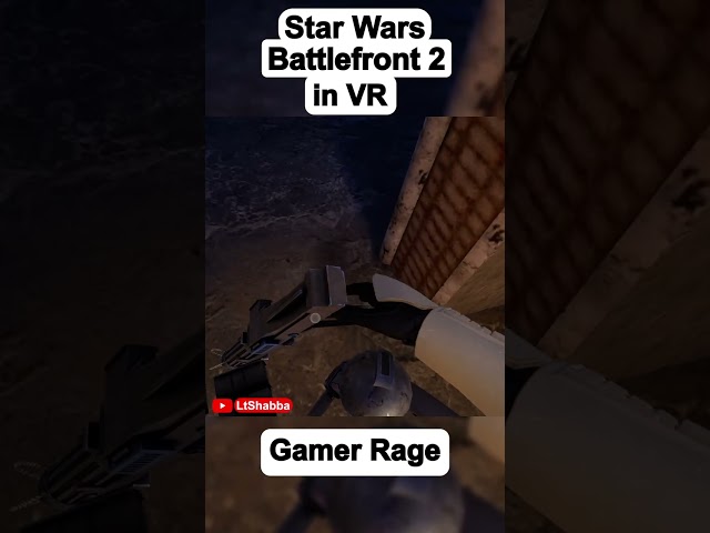 Star Wars Battlefront VR - Gamer Rage