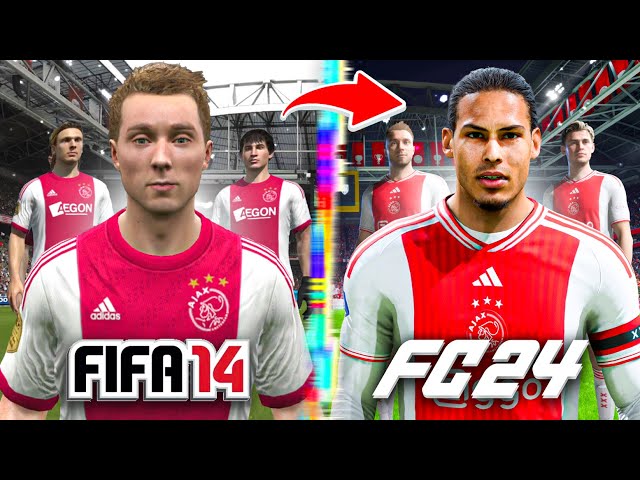 I Rebuild Ajax From FIFA 14 to FC 24!