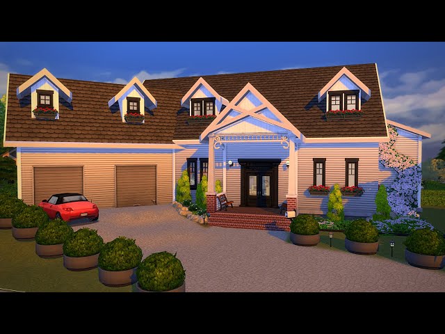 🏡 BRINDLETON FAMILY HOUSE 👨‍👩‍👧‍👧  SIMS 4 SPEED BUILD STOP MOTION (NO CC)