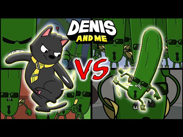 Denis and Me | Sir Meows A Lot VS The Cucumbers: Part 1 | Compilation