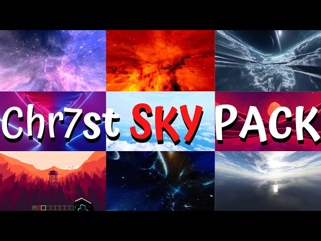 SKY PACK RELEASE 12+ Bedrock Skies!