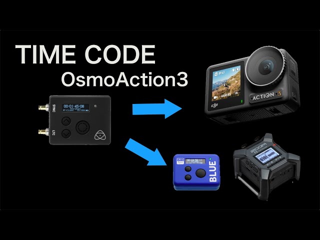 [DJI Osmo Action 3] Time Code Settings
