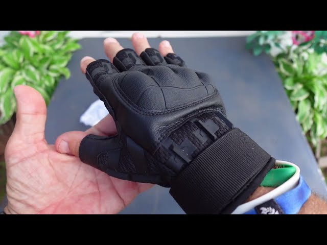 Tactical Fingerless Gloves Ultimate Impact Protection - Review