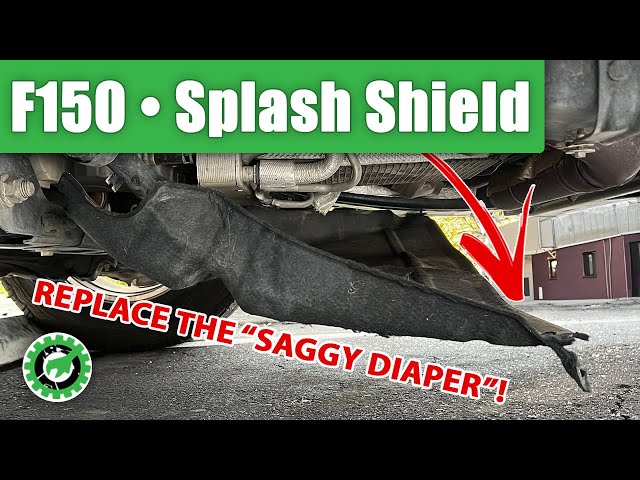 2017-2024 F150 Replacement Splash Guard | Splash Shield | Skip Plate • The Saggy Diaper!