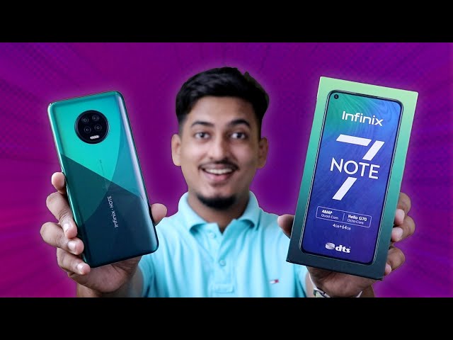 Infinix Note 7 Unboxing and First Impression with Audio & Camera Sample!🔥📸