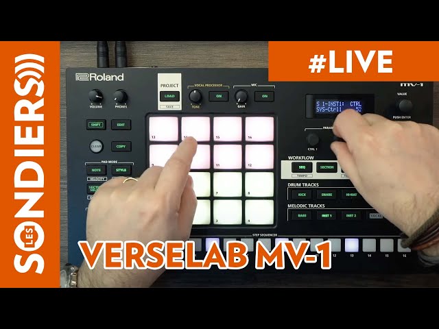 Le Live Home Studio du dimanche soir - Roland Verselab MV-1