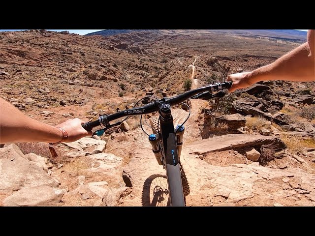RIDING CRAZY STEEP MTB LINES IN THE RAMPAGE DESERT!!