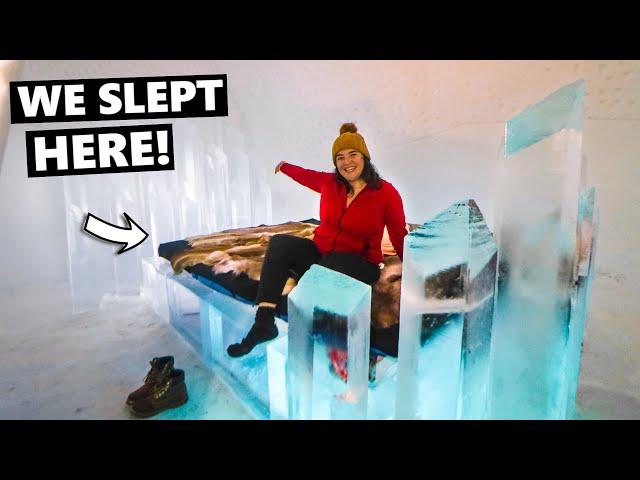 We Slept In -5 °C In A Hotel Made Of ICE!