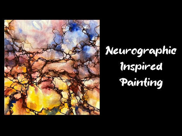 real time WATERCOLOR & INK Intuitive NEUROGRAPHIC Abstract - Fun & Relaxing!
