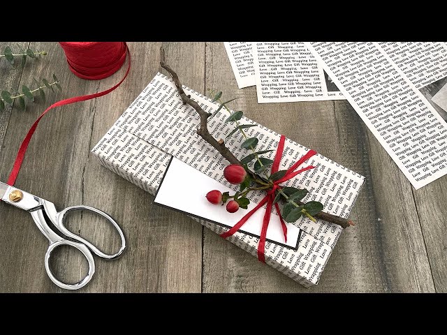 Eco-Friendly Gift Wrapping | Gift Wrap With Newspaper | DIY