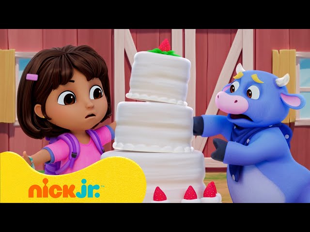 Dora | Het gaat mis met Benny's speciale taart! | Nick Jr. Nederlands