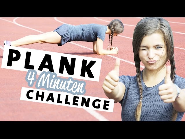 Plank Challenge Bauch Workout - Starker Straffer Bauch in nur 4 Minuten #plank4change