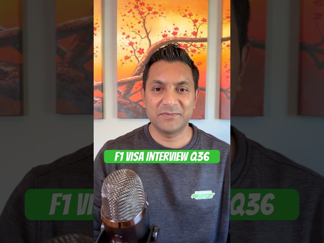 F1 Visa Interview Q36 How will you handle cultural differences in the United States? #f1visa