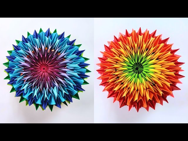 Origami LARGE FIREWORKS | How to make a paper fireworks