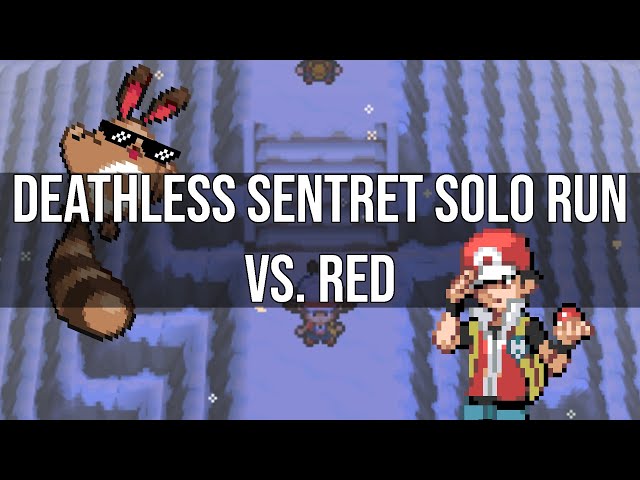 Can Sentret get Revenge on Red?!  - HeartGold Sentret Solo Run Highlight #19