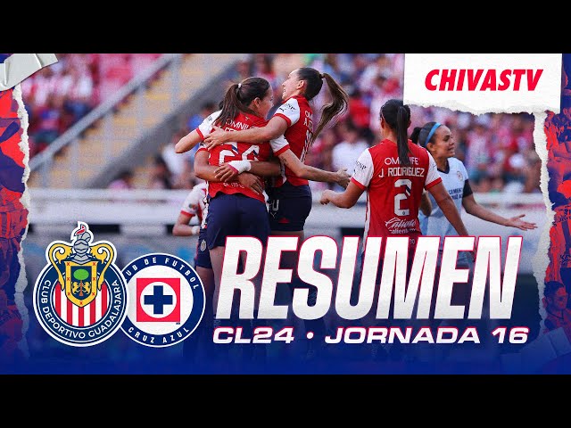 RESUMEN Y GOLES: ¡CHIVAS FEMENIL GOLEA A LA CRUZ AZUL! | Clausura 2024 | Liga MX Femenil