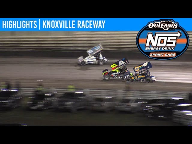 World of Outlaws NOS Energy Drink Sprint Cars Knoxville Raceway, August 8, 2019 | HIGHLIGHTS