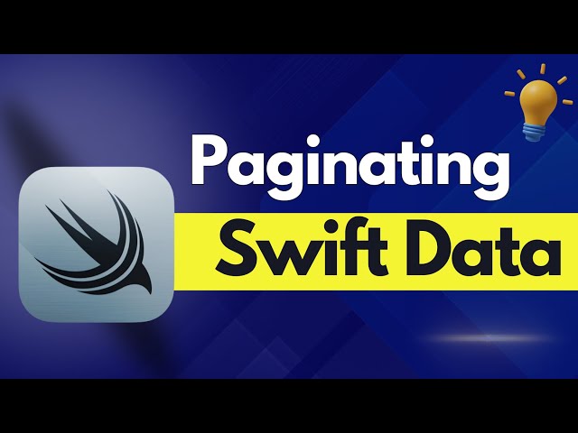 Paginating SwiftData - iOS 17 - Xcode 15