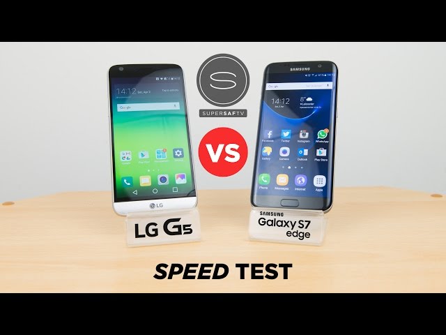 LG G5 vs Samsung Galaxy S7 - Speed Test