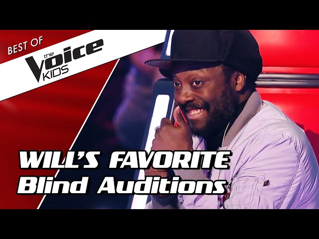 TOP 10 | will.i.am's FAVORITE Blind Auditions in The Voice Kids