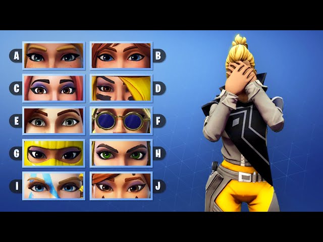 GUESS THE FORTNITE SKIN BY ITS EYES - FORTNITE CHALLENGE | tusadivi